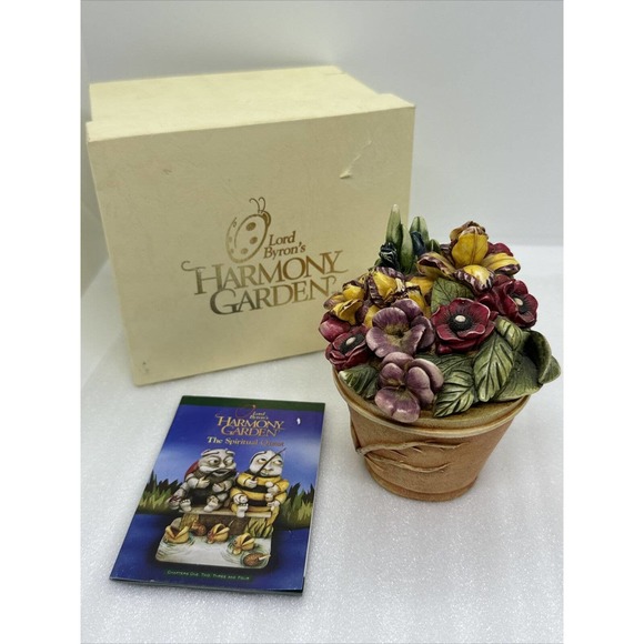 Harmony Kingdom Lord Byron's Harmony Garden "SUMMER BOUQUET" Trinket 2538/5000 - Picture 1 of 11